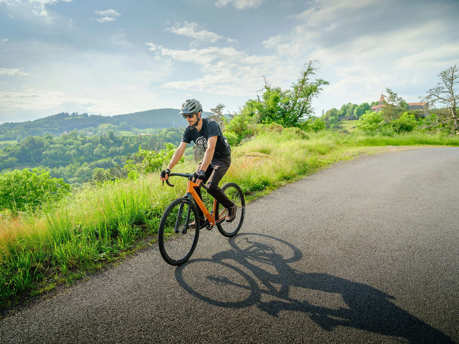 VTT dans les gorges de l'Allier à saint-Privat