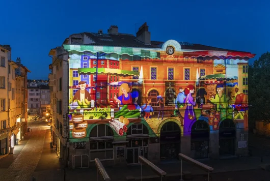 Place du Plot pendant Puy de Lumières