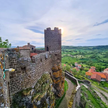 Vue de la forteresse de Polignac
