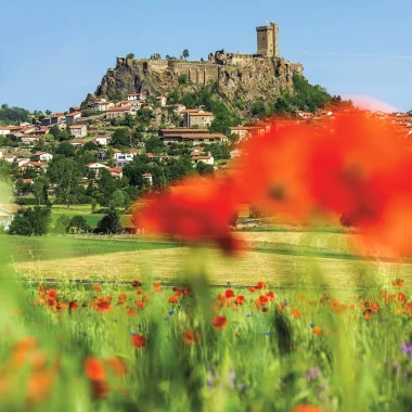 Vue de la forteresse de Polignac