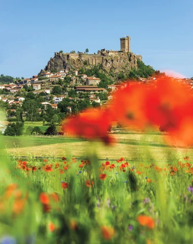 Vue de la forteresse de Polignac