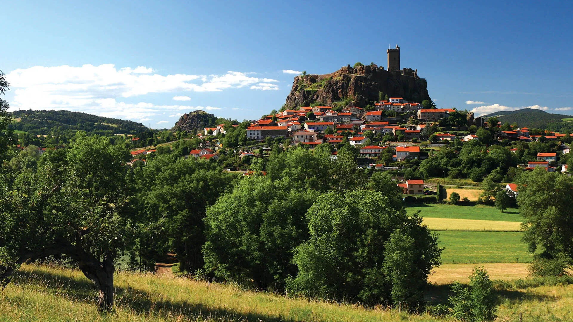 Vue de la forteresse de Polignac