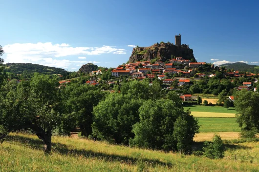 Vue de la forteresse de Polignac