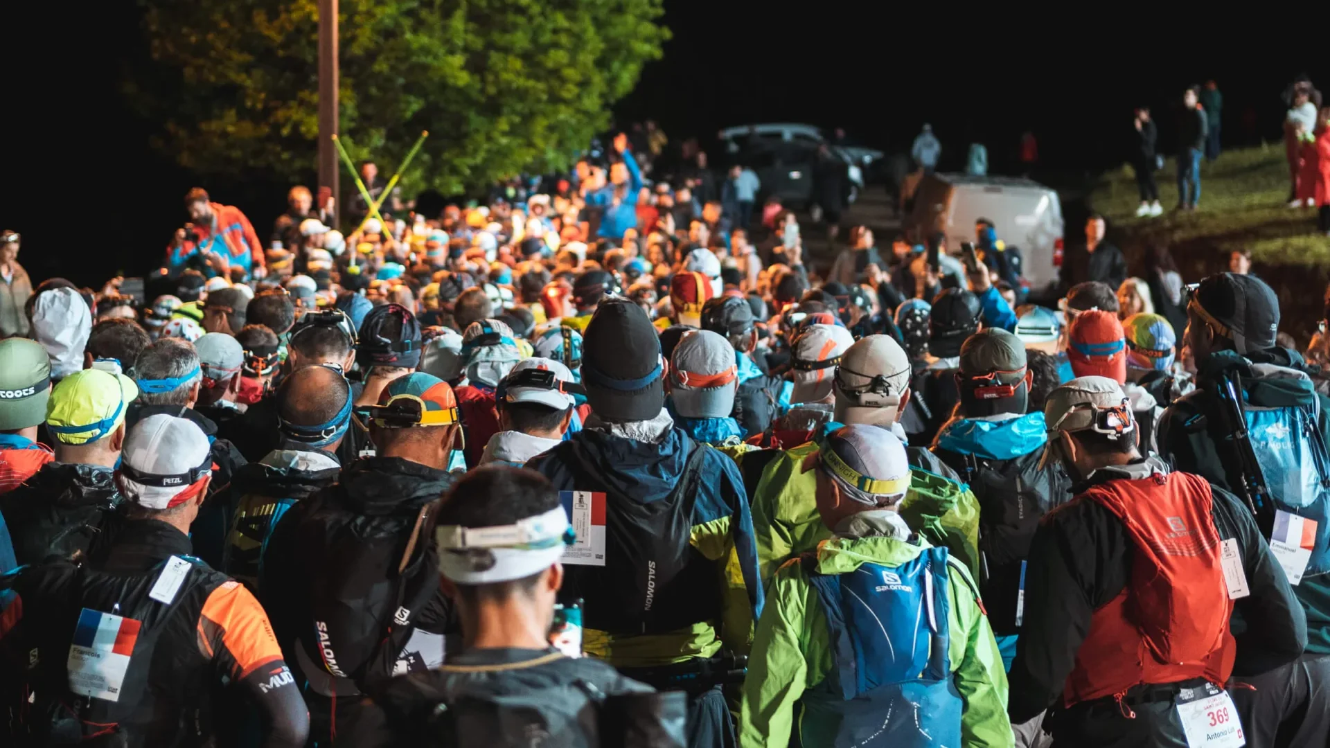 Le parcours du Trail du Saint-Jacques by UTMB de nuit