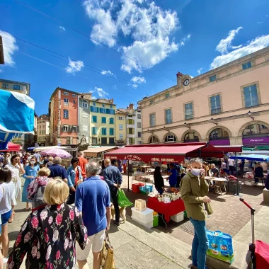 Le marché des producteurs du Puy-en-Velay