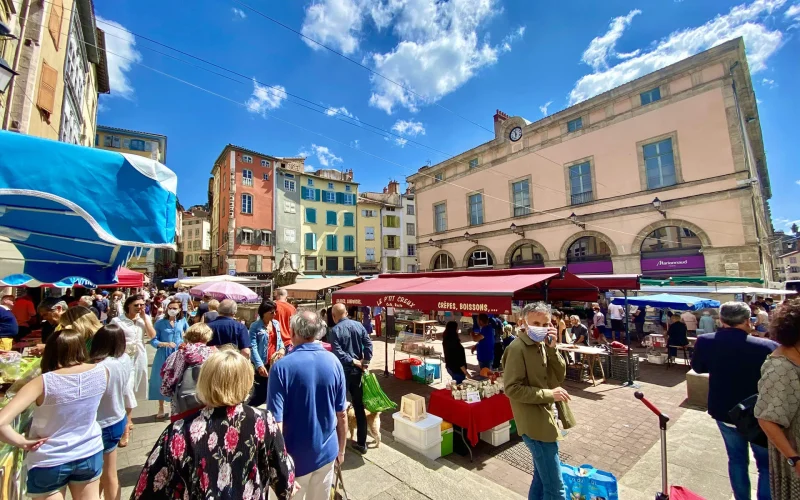 Le marché des producteurs du Puy-en-Velay