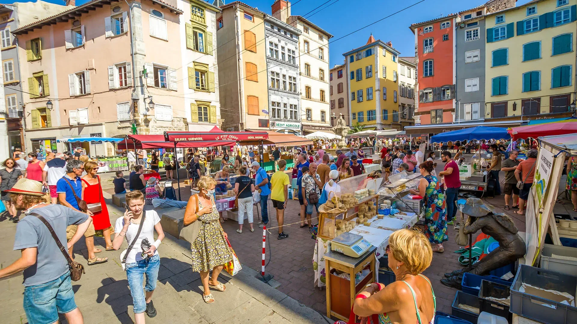 Le marché des producteurs du Puy-en-Velay