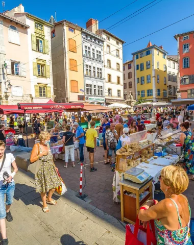 Le marché des producteurs du Puy-en-Velay