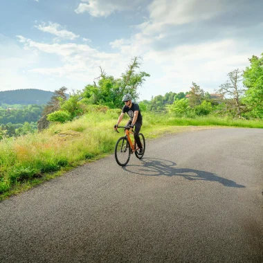 VTT dans les gorges de l'Allier à saint-Privat