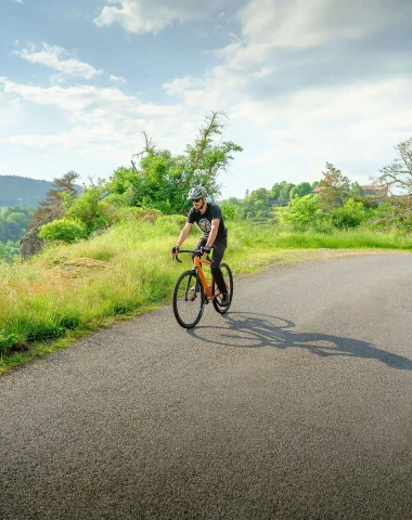 VTT dans les gorges de l'Allier à saint-Privat