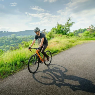 VTT dans les gorges de l'Allier à saint-Privat