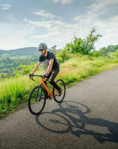VTT dans les gorges de l'Allier à saint-Privat