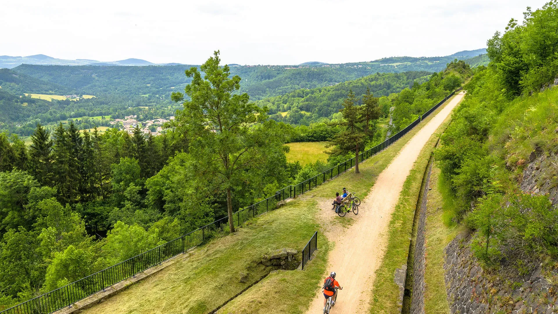 La voie verte à vélo, Via Velay entre Le Puy-en-Velay et Landos
