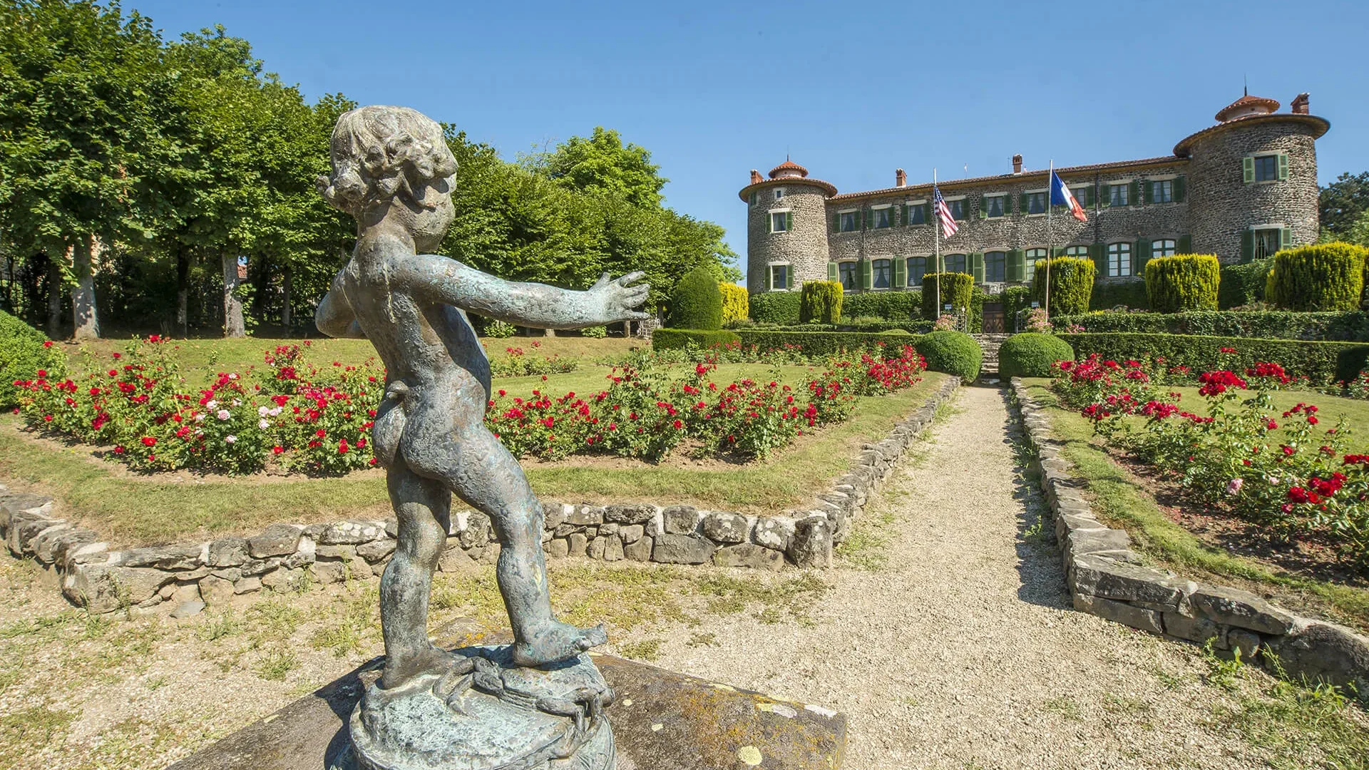 Le château de Chavaniac Lafayette vue extérieure