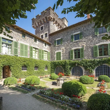 Le château de Chavaniac Lafayette vue extérieure