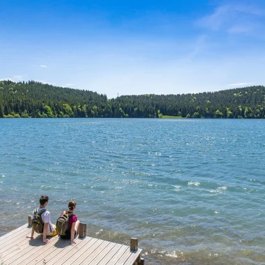 Une balade au bord du lac du Bouchet