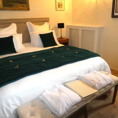chambre à l'hôtel du château de saint-Vidal