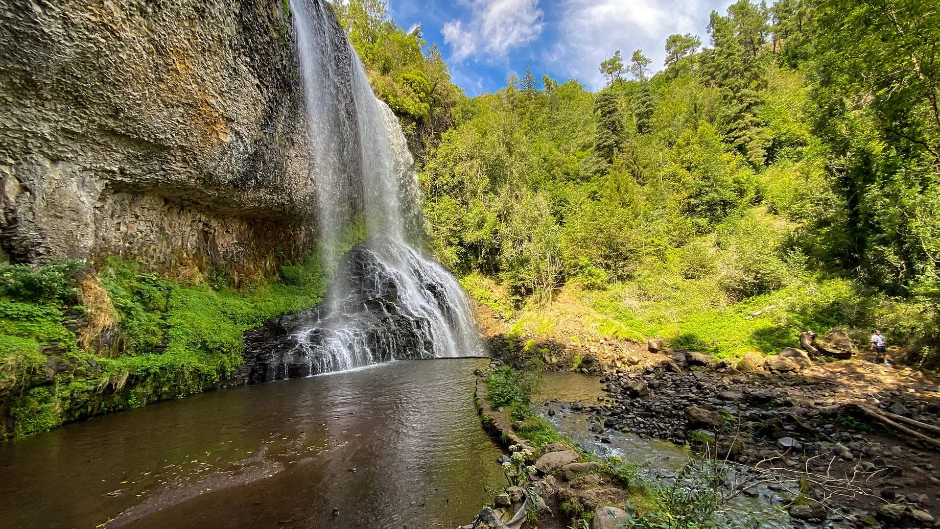 La cascade de la Beaume à Solignac sur Loire