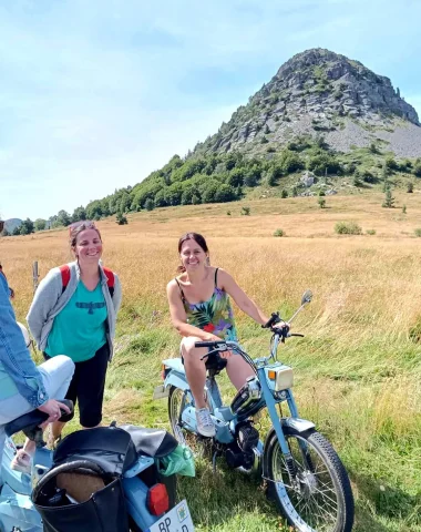 Des balades à mobylette au Mézenc