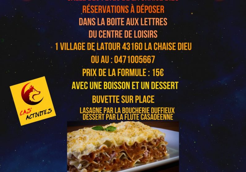 EVE-Soirée lasagnes-affiche bis réservation