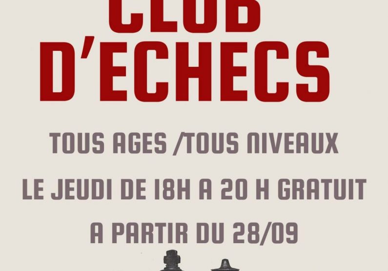 EVE-Club échecs-affiche