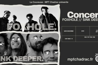 Concert Rock/Punk: Sink Deeper et Foxhole