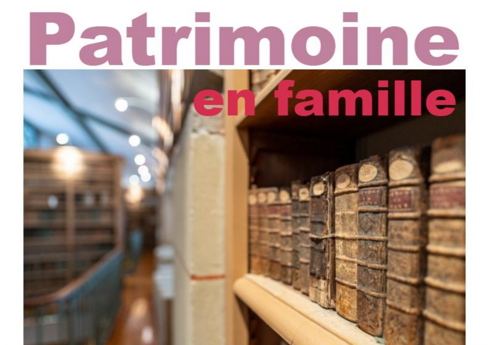 Bibliothèque du Puy-en-Velay : Patrimoine en famille