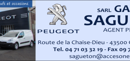 Sarl Garage Sagueton – agent Peugeot
