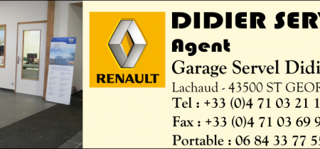 Garage Servel – agent Renault