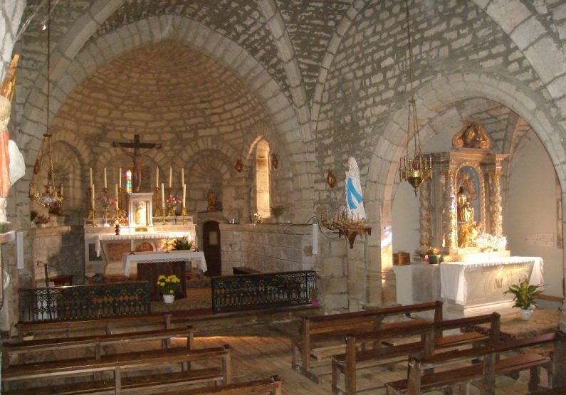 PCU_église Ntre-Dame de l’Assomption_Chœur, nef et chapelle de la Vierge